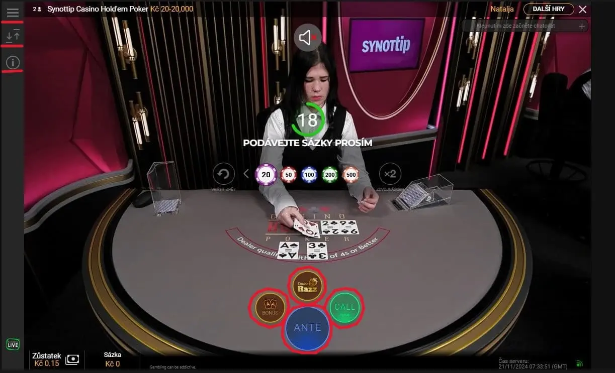 Live Casino Hold’em Poker – živý dealer a online sázení. Živá hra Casino Hold’em Poker se skutečným dealerem